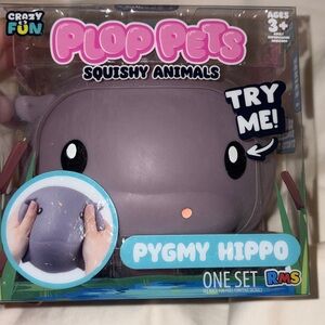 Trendy Brand New Plop Pets Pygmy Hippo Squishy🔥